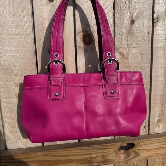 Coach Vintage Leather Pleated Soho bag - Picture 5 of 14